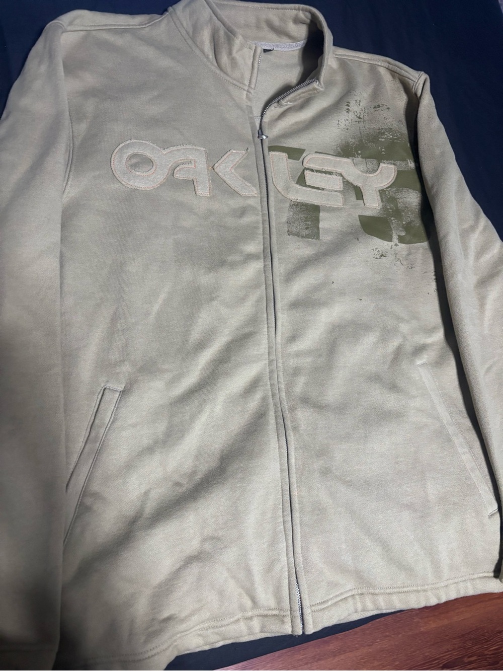 Oakley Light Olive Full-Zip Shirt Jacket